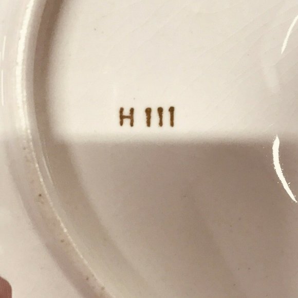 Homer Laughlin Gold Floral Spray Band H111 OVAL COVERED VEGETABLE DISH Tureen. - Picture 5 of 6